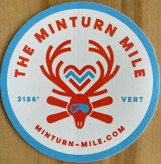 Minturn Mile sticker